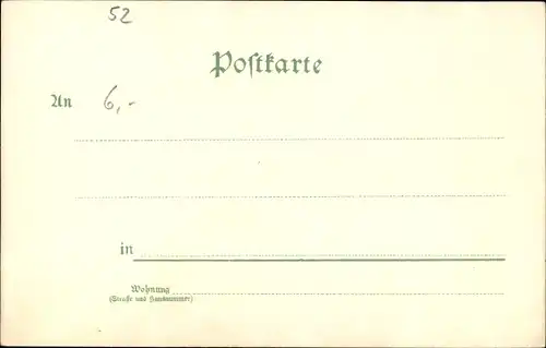 Litho Arnstadt in Thüringen, Liebfrauenkirche, Ried, Markt