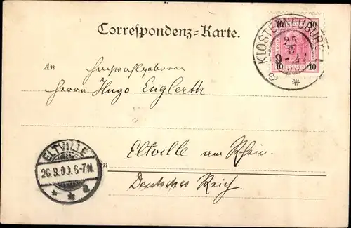 Ak Klosterneuburg in Niederösterreich, Stift