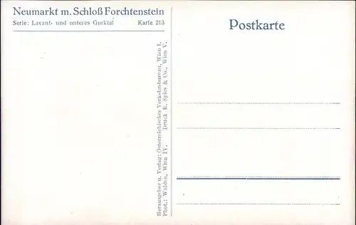 Ak Neumarkt in der Steiermark, Schloss Forchtenstein
