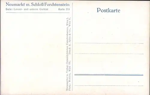 Ak Neumarkt in der Steiermark, Schloss Forchtenstein