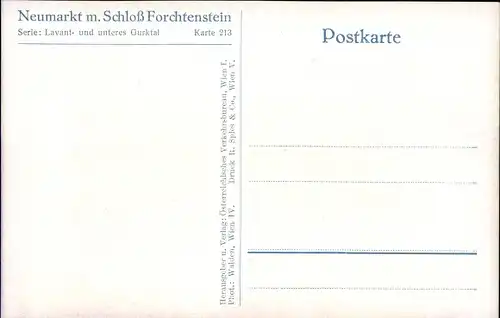 Ak Neumarkt in der Steiermark, Schloss Forchtenstein