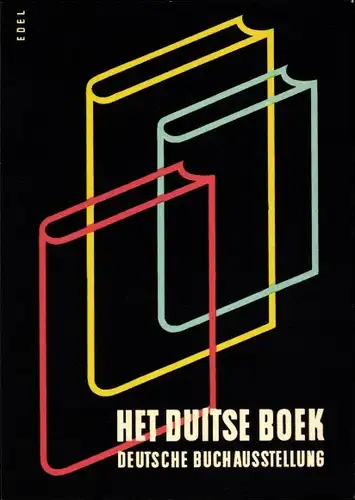 Künstler Ak Niederlande, Het Duitse Boek, Deutsche Buchausstellung, Bestellkarte