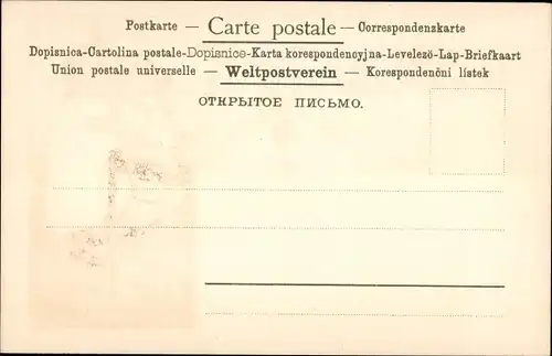 Jugendstil Künstler Litho Kempf, C. Th., zwei Kinder, Landschaftsmotiv