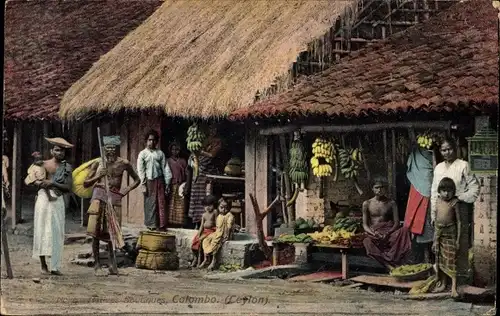 Ak Colombo Ceylon Sri Lanka, Natives Boutiques, Bananen