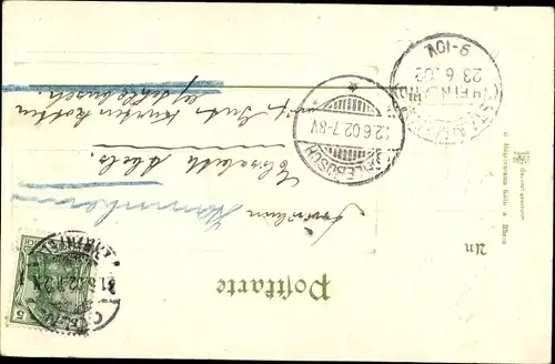 Wappen Passepartout Ak Köln am Rhein, Deutscher Ring