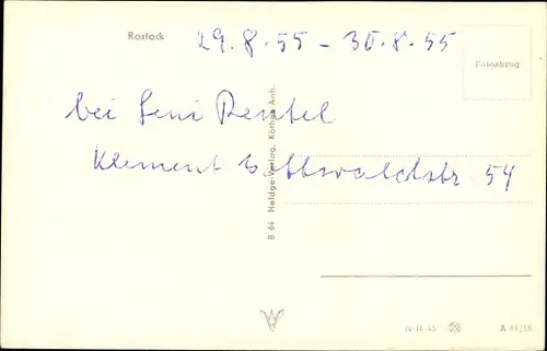 Ak Hansestadt Rostock, Parkpartie, Brunnen