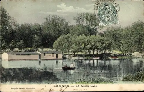 Ak Labonneville Val-d’Oise, Le bateau lavoir