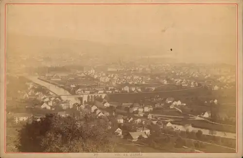 Kabinett Foto Zürich Stadt Schweiz, Panorama