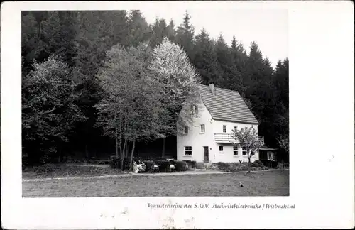 Ak Kräwinklerbrücke Remscheid im Bergischen Land, Wanderheim des SGV im Wiebachtal