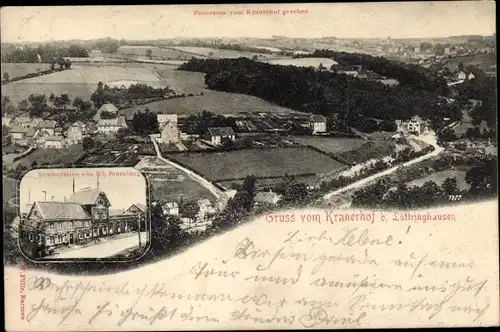 Ak Lüttringhausen Remscheid im Bergischen Land, Panorama vom Kranerhof, Restauration E. Stursberg