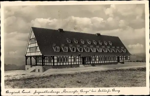 Ak Burg an der Wupper Solingen, Jugendherberge bei Schloss Burg