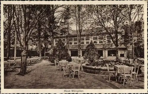 Ak Müngsten an der Wupper Wuppertal, Haus Müngsten