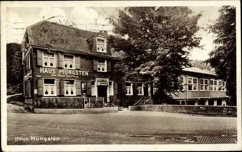 Ak Müngsten an der Wupper Wuppertal, Haus Müngsten