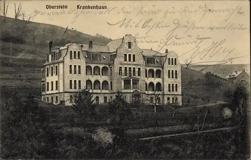 Ak Oberstein an der Nahe, Krankenhaus