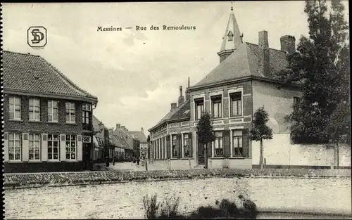 Ak Messines Mesen Westflandern, Rue des Remouleurs