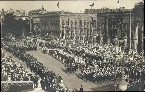 Ak Berlin, Einholung der Kronprinzessin Cecilie am 3. Juni 1905