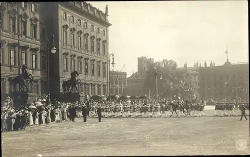 Ak Berlin, Einholung der Kronprinzessin Cecilie am 3. Juni 1905
