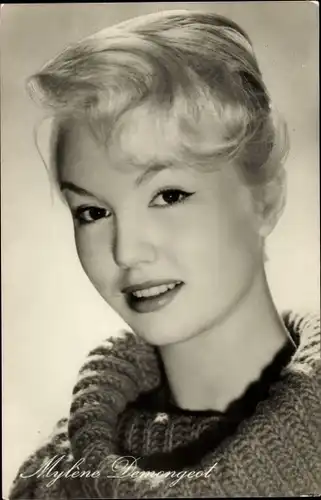 Ak Schauspielerin Mylene Demongeot, Die Hexen von Salem, DEFA, Portrait