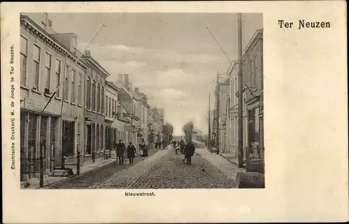 Ak Ter Neuzen Terneuzen Zeeland, Nieuwstraat