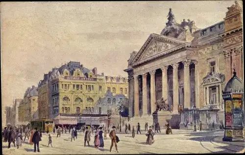 Künstler Ak Bruxelles Brüssel, Bourse de Commerce