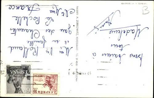 Ak Madrid Spanien, La Telefonica