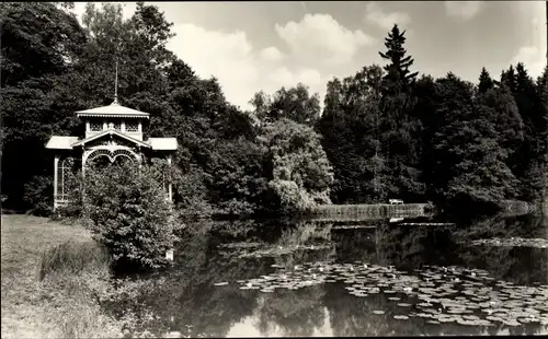 Ak Ebersdorf in Thüringen, Plotenteich, Park