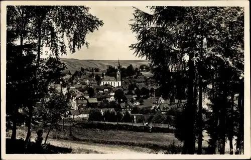 Ak Wurzbach in Thüringen, Gesamtansicht