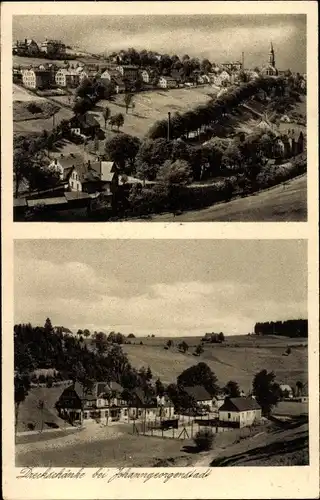 Ak Potůčky Breitenbach Reg. Karlsbad, Dreckschänke