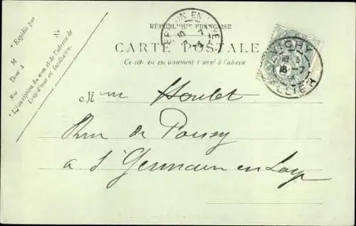 Ak Vichy Allier, The State Pastillery, Kartonwerkstatt