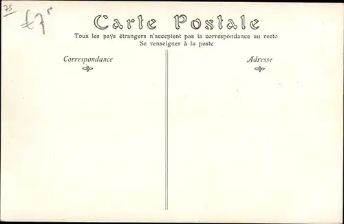 Ak Paris, Die Ereignisse vom 1. Mai 1907, Eine Verhaftung durch die Hüter des Friedens