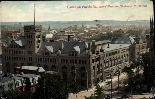 Ak Montreal Québec Kanada, Canadian Pacific Railway, Windsor Station