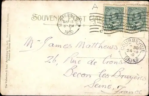 Ak Montreal Québec Kanada, Canadian Pacific Railway, Windsor Station