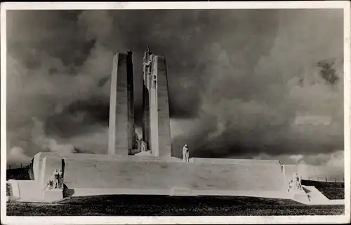 Ak Vimy Pas de Calais, Kanadisches Nationales Vimy-Denkmal