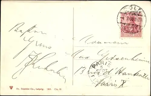 Ak Köln am Rhein, Opernhaus, Straßenbahn