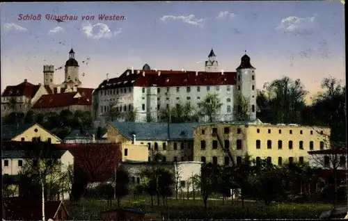 Ak Glauchau in Sachsen, Schloss