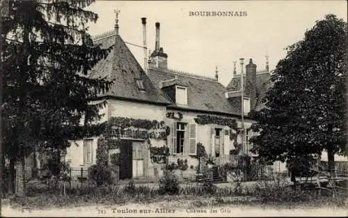 Ak Toulon sur Allier, Schloss der Grauen