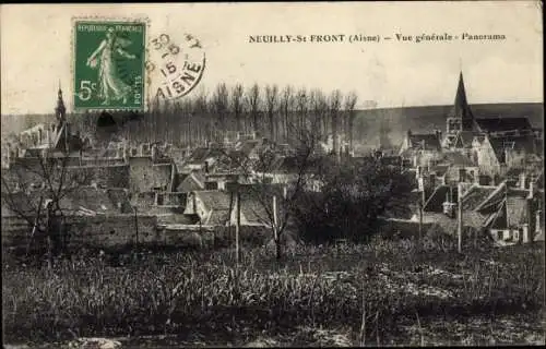 Ak Neuilly Saint Front Aisne, Übersicht