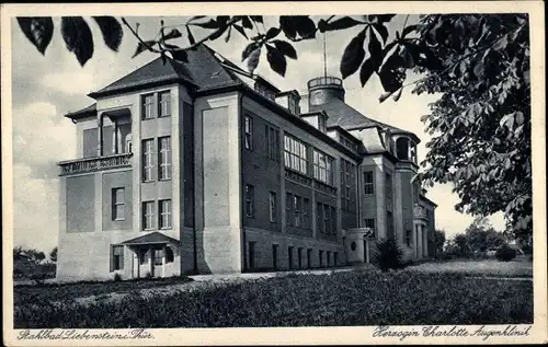 Ak Bad Liebenstein im Thüringer Wald, Herzogin Charlotte Augenklinik