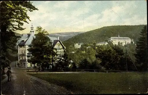 Ak Schwarzburg in Thüringen, Weißer Hirsch, Schloss