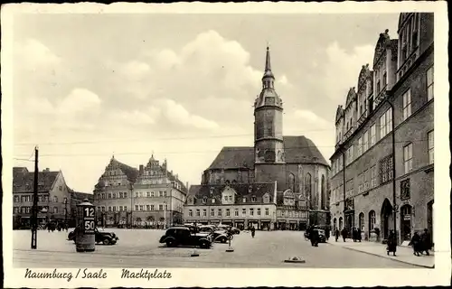 Ak Naumburg an der Saale, Marktplatz, Rathaus