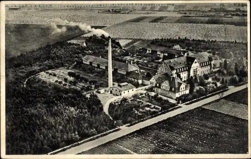 Ak Schkeuditz in Sachsen, Bergmannswohl, Fliegeraufnahme