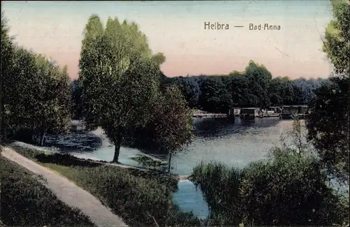 Ak Bad Anna Helbra in Sachsen Anhalt, Teilansicht