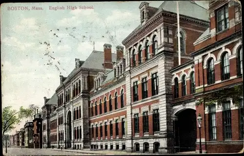 Ak Boston Massachusetts USA, Englische High School