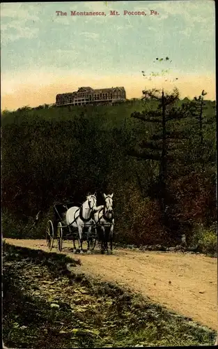 Ak Pennsylvania USA, Pocono Mountains, Montanesca