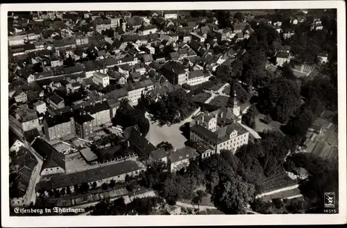 Ak Eisenberg in Thüringen, Luftaufnahme