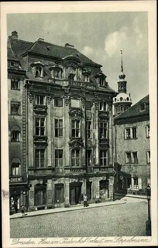 Ak Dresden Altstadt, Haus am Jüdenhof