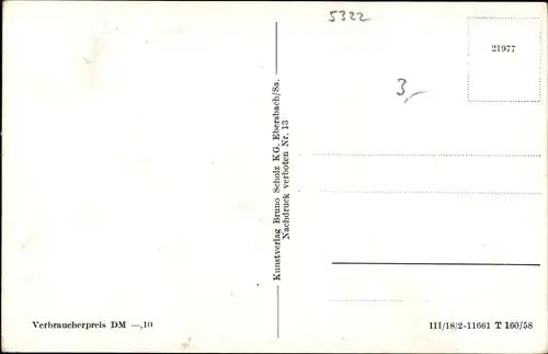 Ak Bad Sulza in Thüringen, Landhaus Ida, Außenansicht, Gäste, Balkon