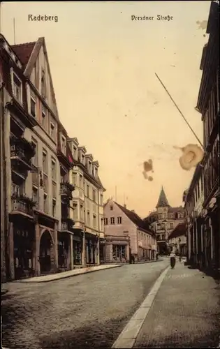 Ak Radeberg in Sachsen, Dresdner Straße