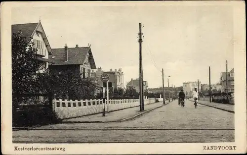 Ak Zandvoort Nordholland Niederlande, Kostverlorenstraatweg