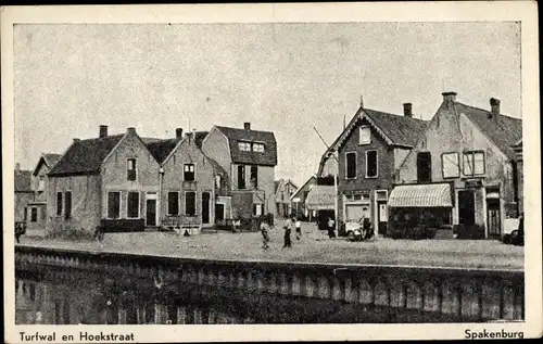 Ak Spakenburg Utrecht Niederlande, Turfwal, Hoekstraat